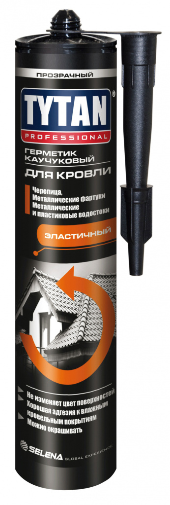 Герметик Каучуковый для Кровли коричневый Tytan Professional 310 мл