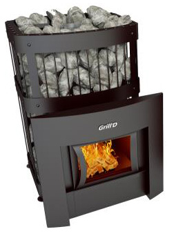 Печь для бани Grill'D Fortuna 280 G window black*
