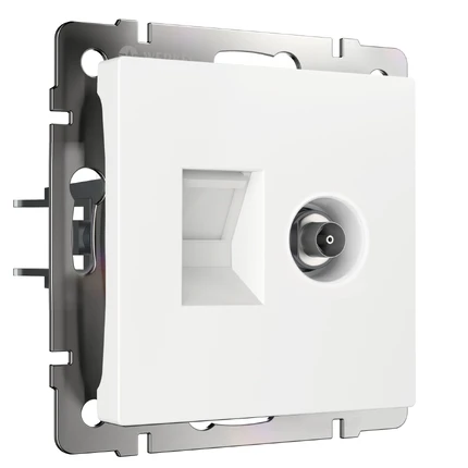 Розетка ТВ/интернет RJ-45 6 cat. Werkel W1181301 4690389174414