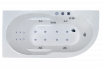 Гидромассажная ванна Royal Bath AZUR De Luxe 160x80 левая