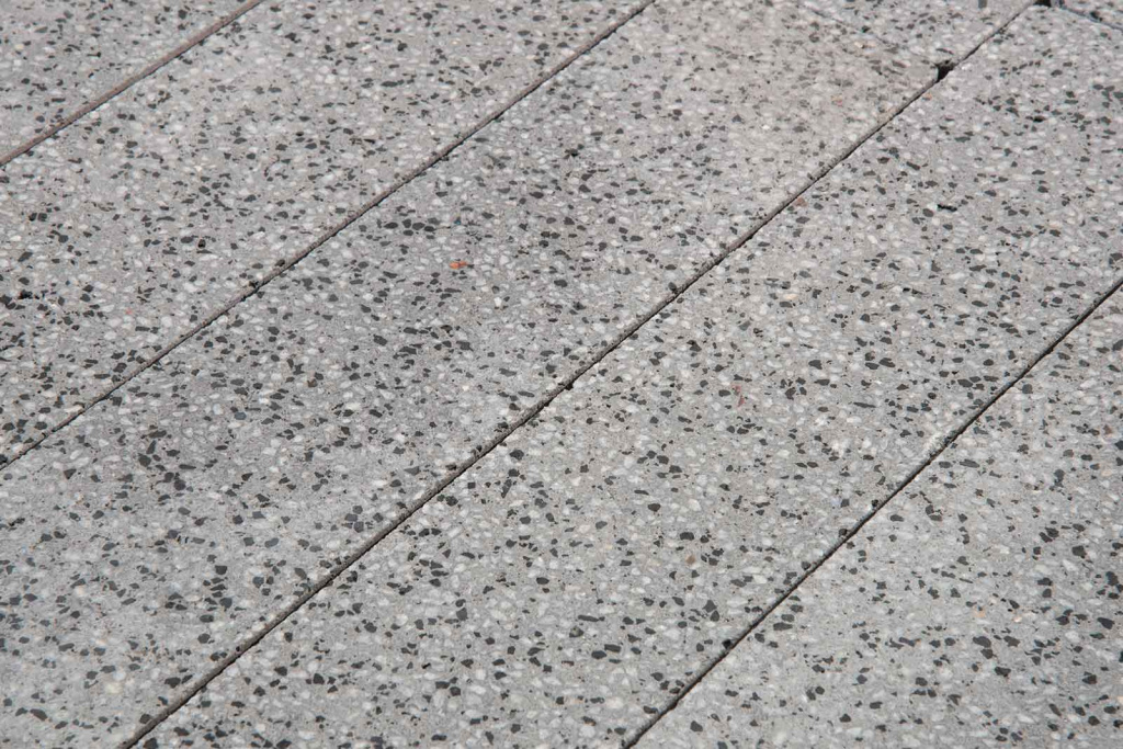 Тротуарная плитка Готика Granite FINO, Цветок урала, Плита, 500х125х100 мм