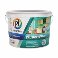 Profilux ВД краска PL- 13L латекс. моющаяся износоуст. СУПЕРбел  база 1, 14кг