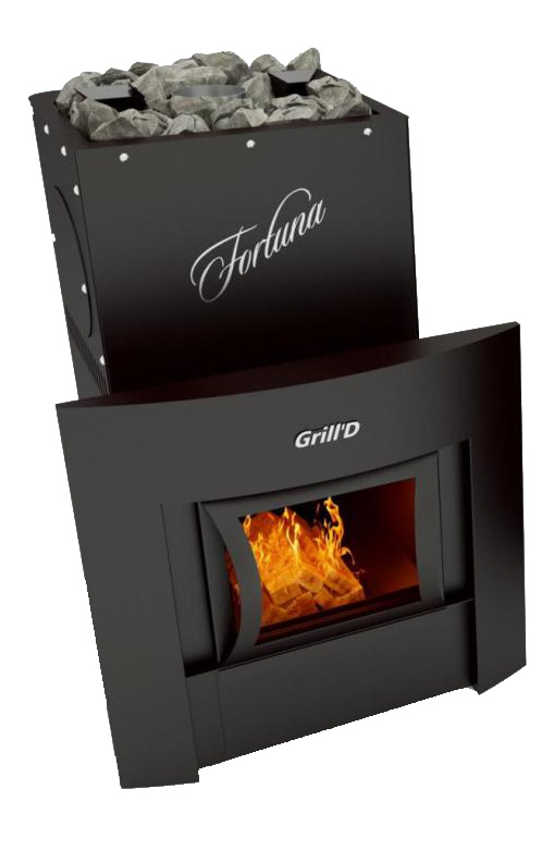 Печь для бани Grill'D Fortuna 280 window black*