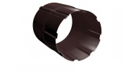 Соединитель трубы GL PU 125/90 мм металлический (RAL 9003)