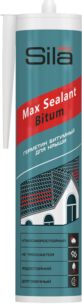 Герметик Sila PRO Max Sealant Bitum битумный 280мл