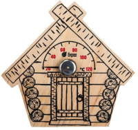 Термометр "Парилочка" 17х16х2,5см для бани, Банные штучки