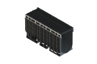 Лоток пластиковый PolyMax Drive DN300 H560 с чугунной решеткой шина E600 (к-т)
