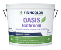 Краска OASIS BATHROOM C полуматовая 9л (Краска для влажных  помещений )
