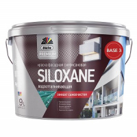 DufaPremium ВД краска SILOXANE фасадная силоксановая база 3  9л