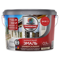 ProfiluxProfessional Эмаль Акриловая Универсальная (Матовая) база 3  0,9 кг