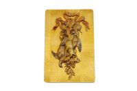 Картина резная "Заяц и утки" натуральное дерево, 400*265 мм, Банный Эксперт