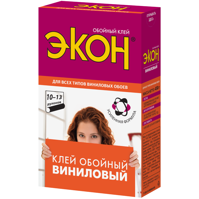 Клей обойный Экон Виниловый 450 гр.