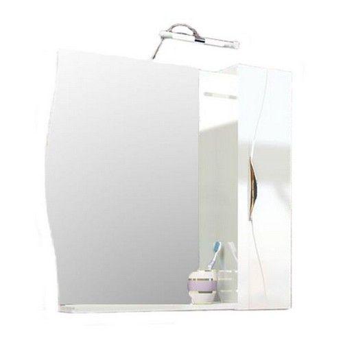 Зеркало со шкафом Edelform Бруно 76, белый
