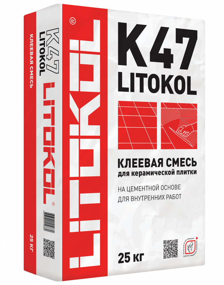 Клеевая смесь LitoKol K47, 25 кг