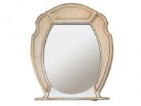 Зеркало со шкафом Atoll Тулуза-1 890*770*185 ясень золото