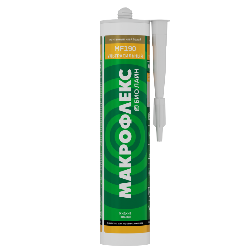 Клей "Макрофлекс" Bio Line MF 190 ультрасильный 400 гр.