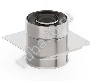 Крепление опорное (монтажная площадка) 130/200, Нерж/Оц, толщина металла 1.0мм/0.5мм