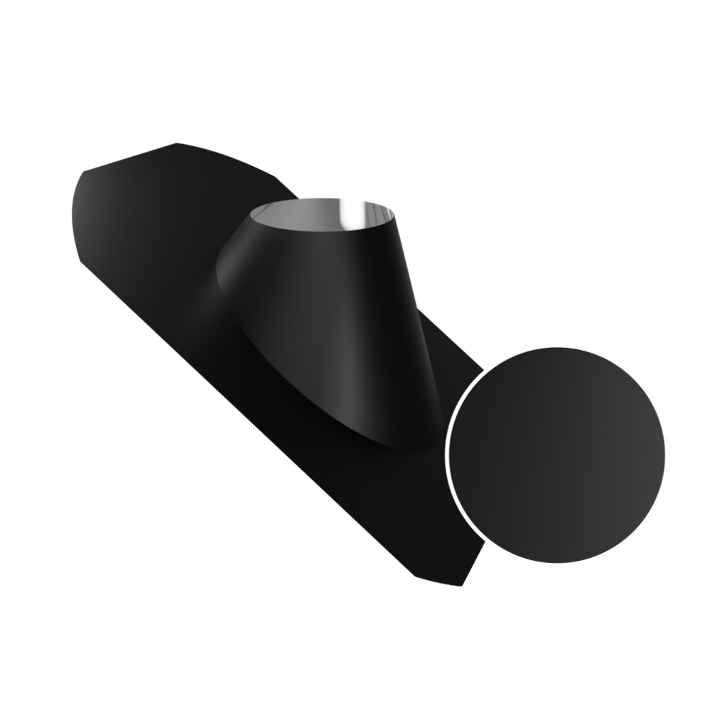 Разделка Craft крышная (304/0,5 мм) ф300 30-45гр. черный