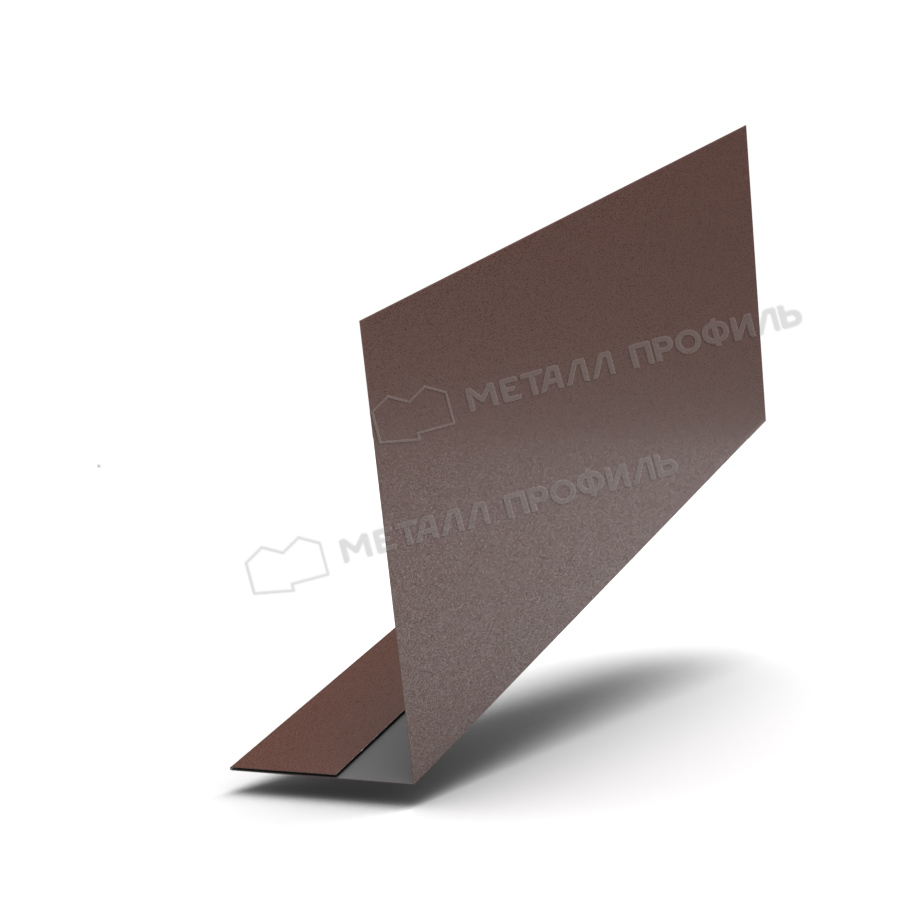 Планка карнизного свеса 250х50х3000 (VikingMP-01-8017-0.45)