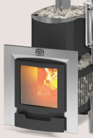 Печь для бани Теплодар Русь-сетка 12 Л Панорама