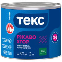 Грунт-эмаль 3в1 РЖАВОSTOP ПРОФИ зеленая гл 2кг