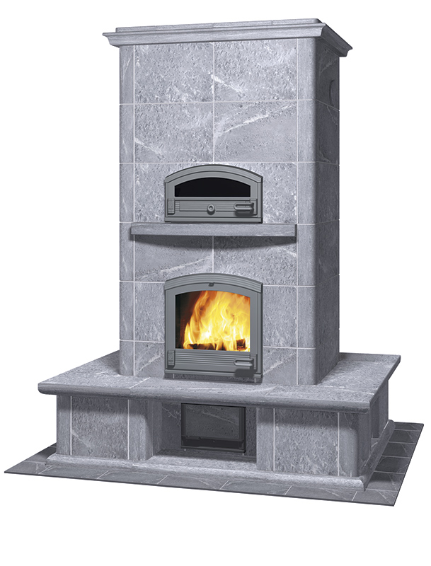 Печь-камин TULIKIVI TTU2700/51 CLASSIC с духовкой (верхнее)