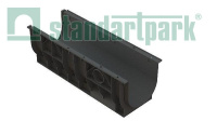 Лоток водоотводный пластиковый PolyMax Basic DN300 h354