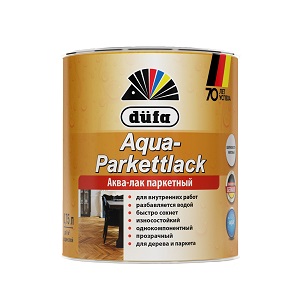 Dufa Лак AQUA-PARKETTLACK шелковисто-матовый  750мл