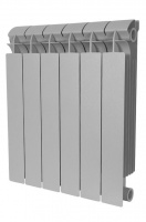 Радиатор биметаллический Global STYLE PLUS 500 (8 секций), серый, 1536 Вт