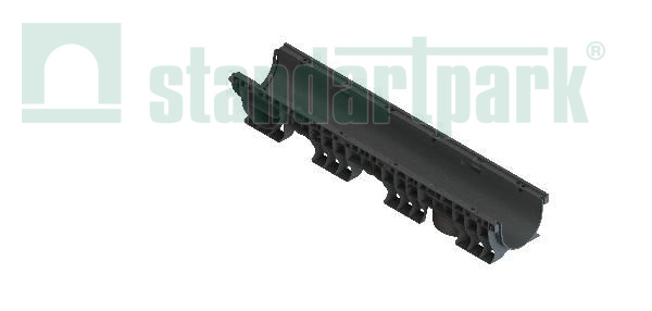 Лоток водоотводный пластиковый PolyMax Basic DN150 h150