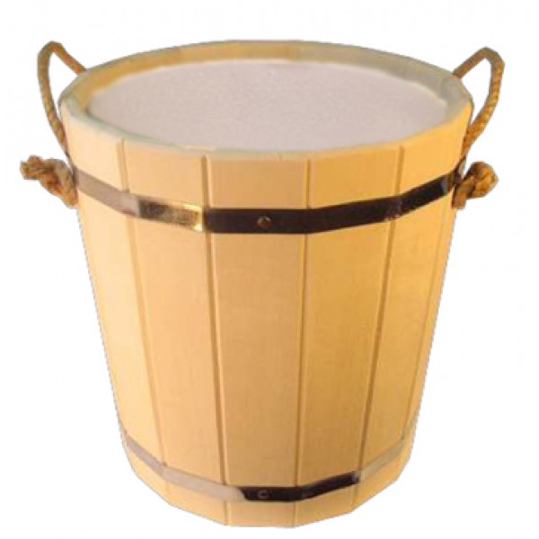 Запарник 15л с крышкой Бацькина баня