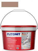 Затирка для швов Plitonit Colorit Premium биоцидная, коричневая (2 кг)