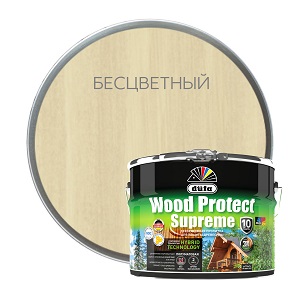 Dufa Пропитка WOOD PROTECT Supreme бесцветная   9л