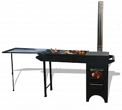 Кухня-мангал Березка ДТ-3 стекло