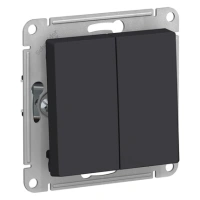 Переключатель двухклавишный Systeme Electric ATLAS DESIGN ATN001065