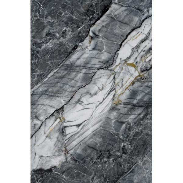 Гибкий мрамор Графит (глянец)