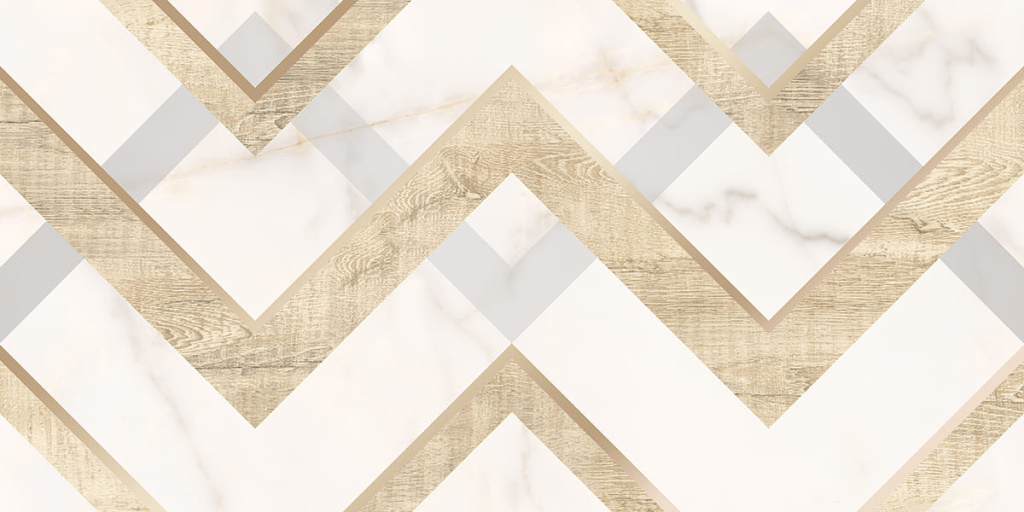 Декор настенный Apulia Oro Geometria 315x630 бежевый