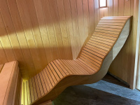 Полок анатомический правый ширина 750мм ТЕРМО Автор Бани