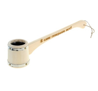 Черпак "Емеля" 0,25л с нержавеющей вставкой "В бане генералов нет", Банный Эксперт