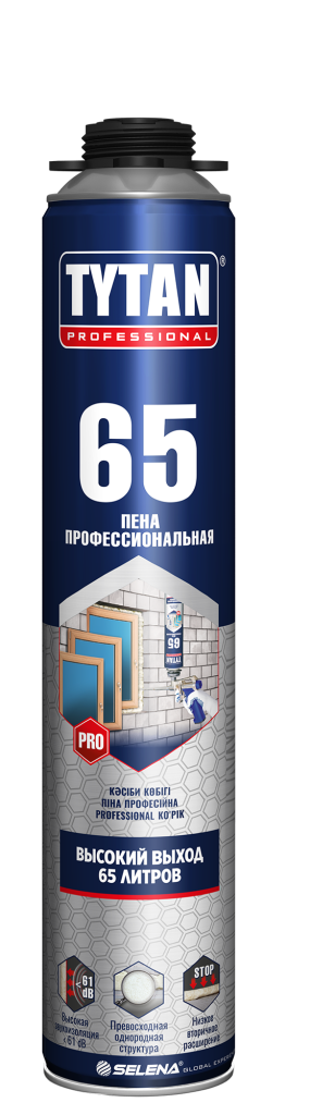Пена профессиональная  65 О2 Tytan Professional 750 мл. 21079