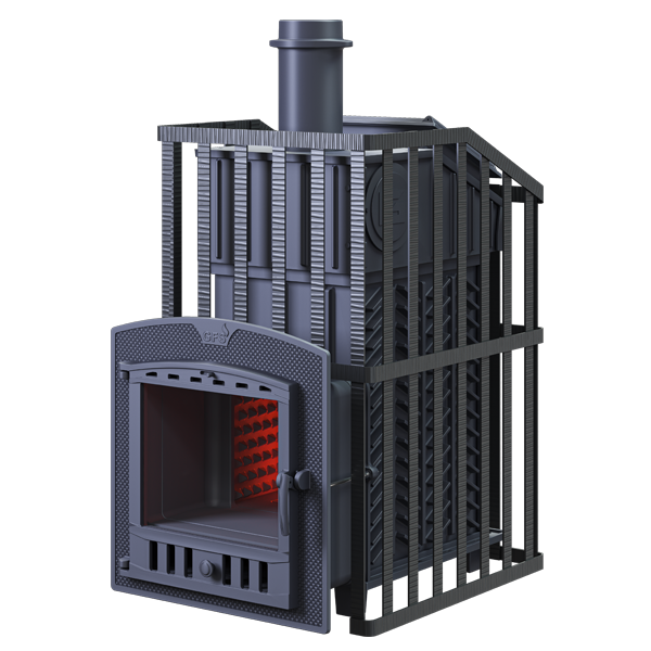 Печь для бани GFS Ураган 40П2 ЗК чугунная