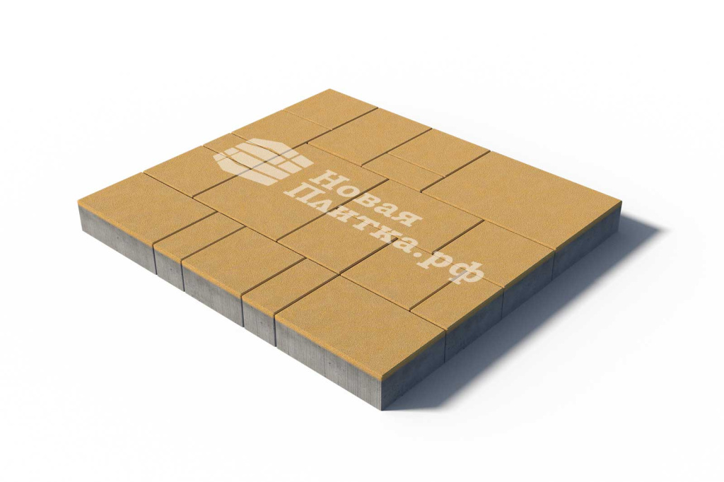 Тротуарная плитка Мюнхен Б.2.Фсм.6 стандарт Желтый