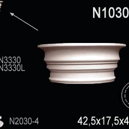 Колонны и пилястры N1030-1 Капитель полуколонны