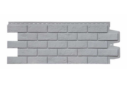 Фасадная панель GL Состаренный кирпич Classic (Серый)