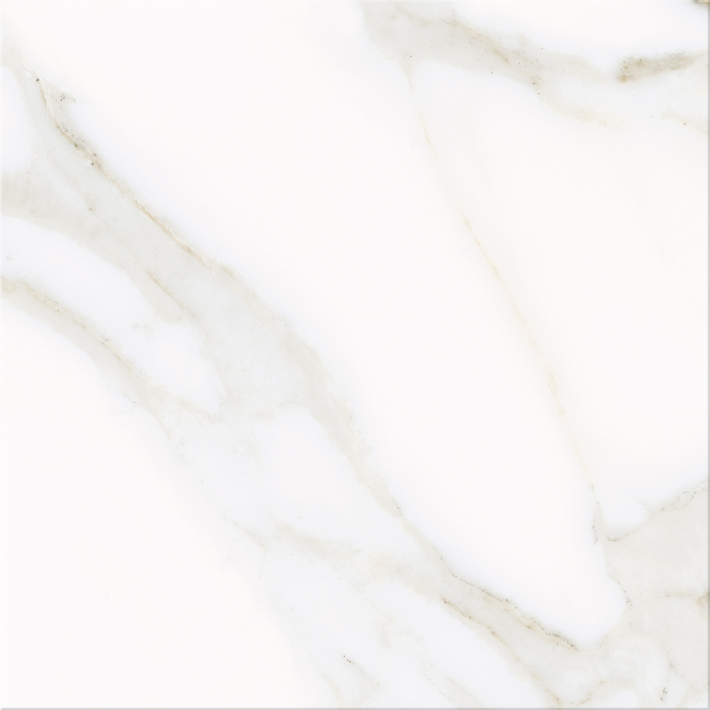 Плитка напольная Calacatta 420x420 белая