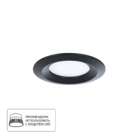 Точечный встраиваемый светильник Arte Lamp MIRA A2861PL-1BK