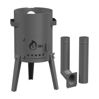 Печь туристическая СТЭН Скаут-320 6-10л разборная, переносная