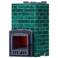 Печь для бани GFS  Гром 40 (П2) Комплект Классика 1140/40/40 Змеевик кирпич