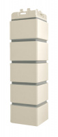 Угол Grand Line клинкерный кирпич Премиум пломбирный/Design молочный (шов RAL 7006)