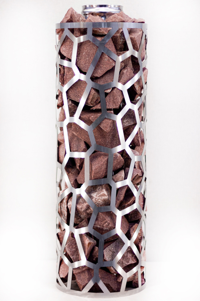 Каменка натрубная Сталь-Мастер (сетка для камней) Саванна, нерж., d-115/250мм, L=0,5м